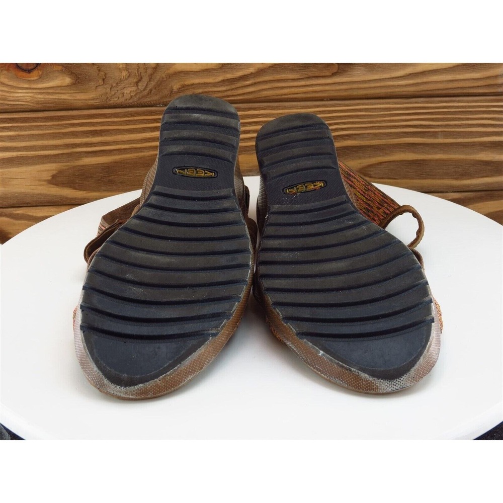 KEEN Size 8.5 M Women Sandal Ankle Strap Brown Fabric - Picture 10 of 10